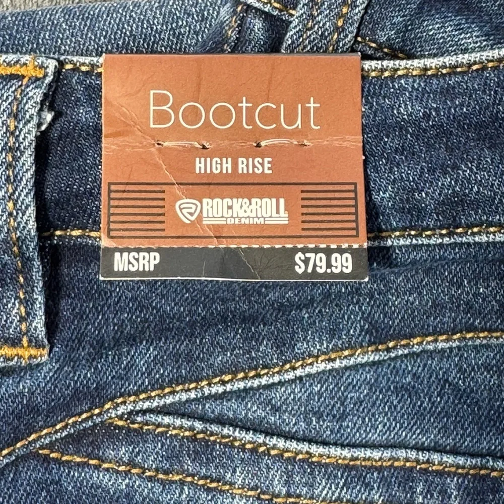 Women's Boot Cut Jeans Rock & Roll Brand - Picture 2 of 5
